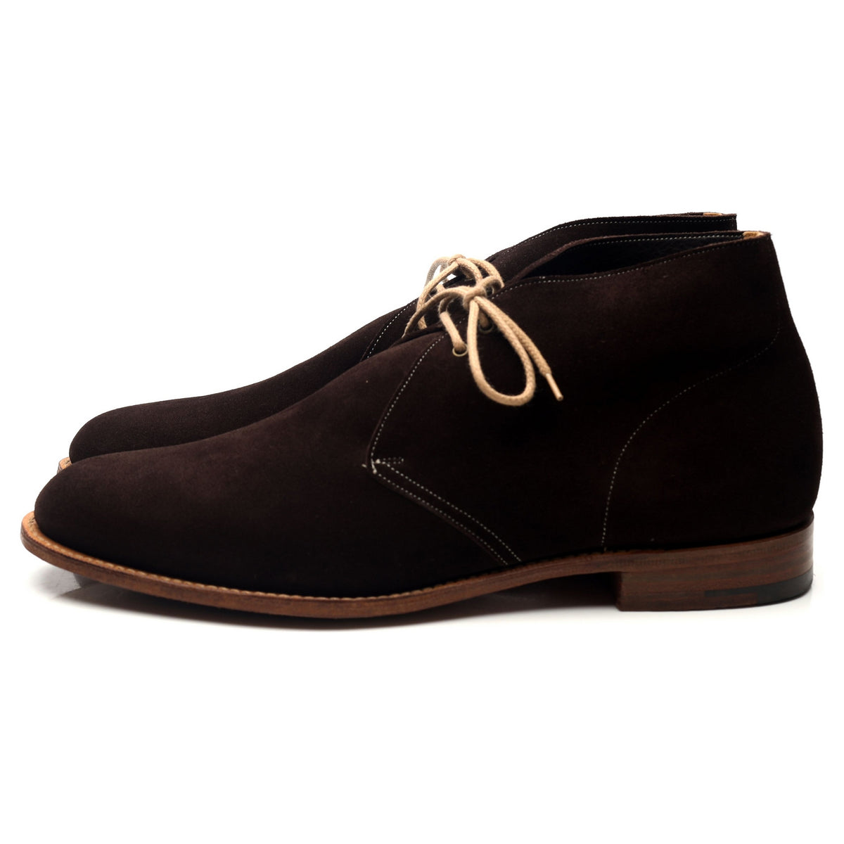 &#39;Sahara&#39; Dark Brown Suede Chukka Boots UK 12 F