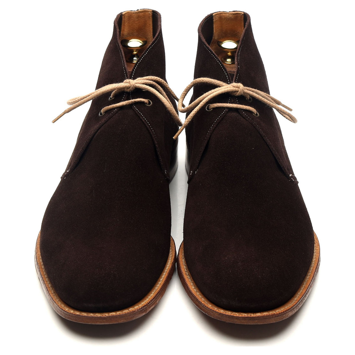 &#39;Sahara&#39; Dark Brown Suede Chukka Boots UK 12 F