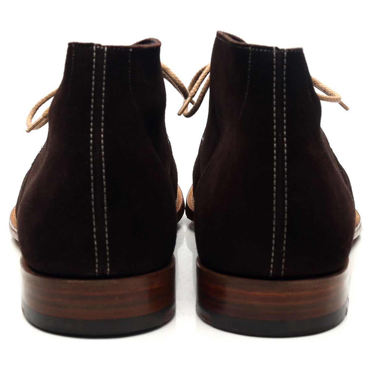 &#39;Sahara&#39; Dark Brown Suede Chukka Boots UK 12 F