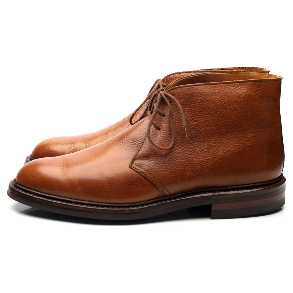 &#39;Chepstow&#39; Tan Brown Leather Chukka Boots UK 7.5 E