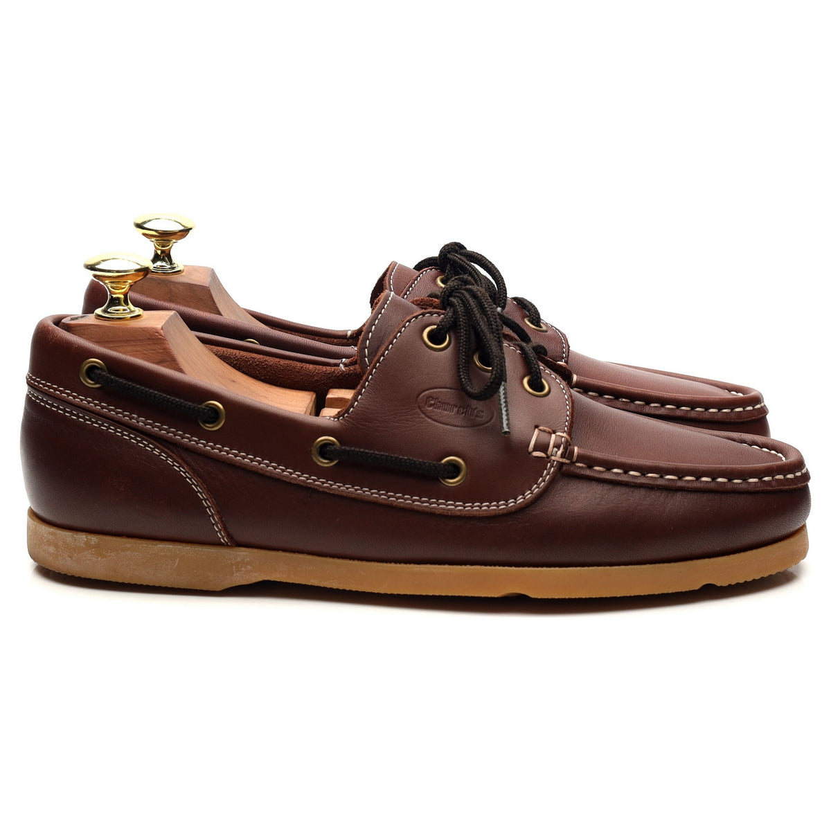 &#39;Antigua&#39; Brown Leather Derby UK 7