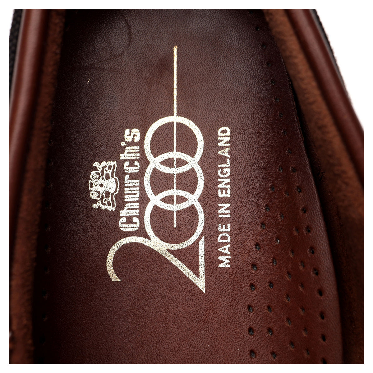 &#39;Antigua&#39; Brown Leather Derby UK 7