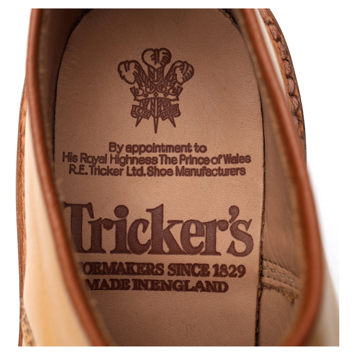 Women&#39;s &#39;Linda&#39; Light Tan Brown Leather Derby UK 3