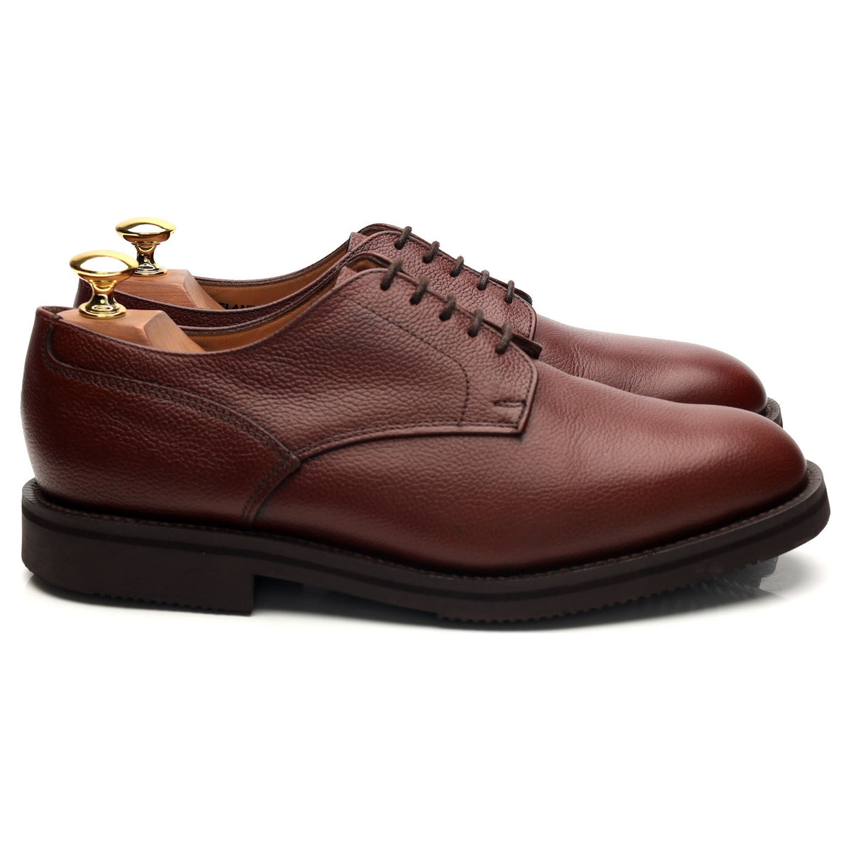 &#39;Hampstead III&#39; Tan Brown Leather Derby UK 6