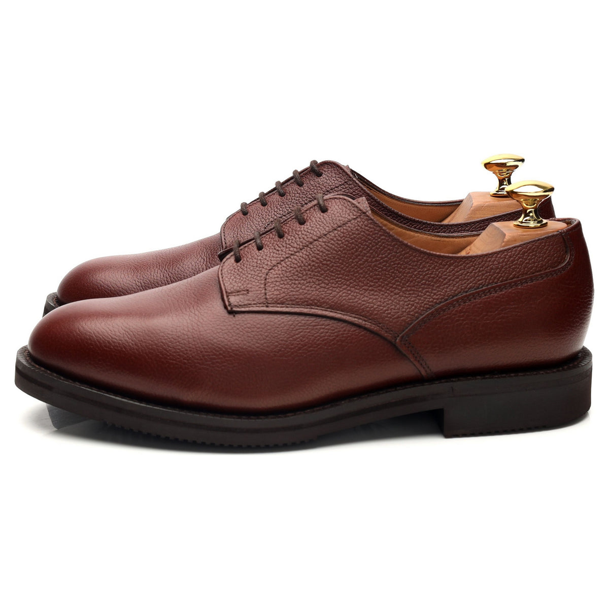 &#39;Hampstead III&#39; Tan Brown Leather Derby UK 6