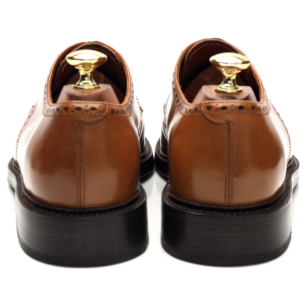 &#39;16558&#39; Brown Leather Derby UK 6.5