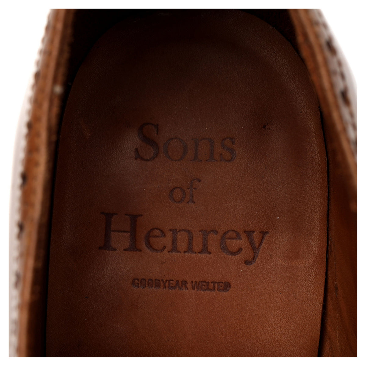 &#39;16558&#39; Brown Leather Derby UK 6.5