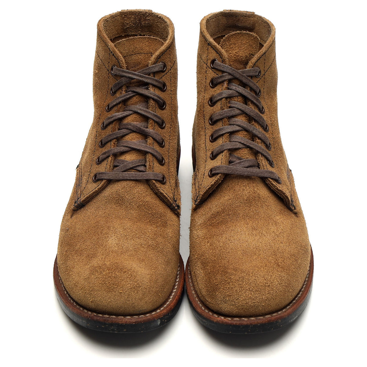 &#39;8062&#39; Sand Brown Suede Merchant Boots UK 6.5 US 7.5 D