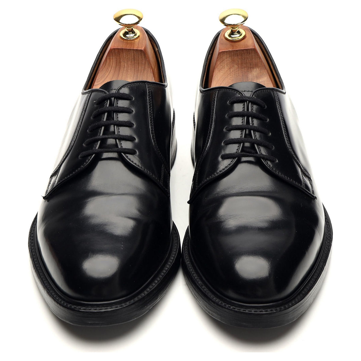&#39;771&#39; Black Leather Derby UK 8.5 EX