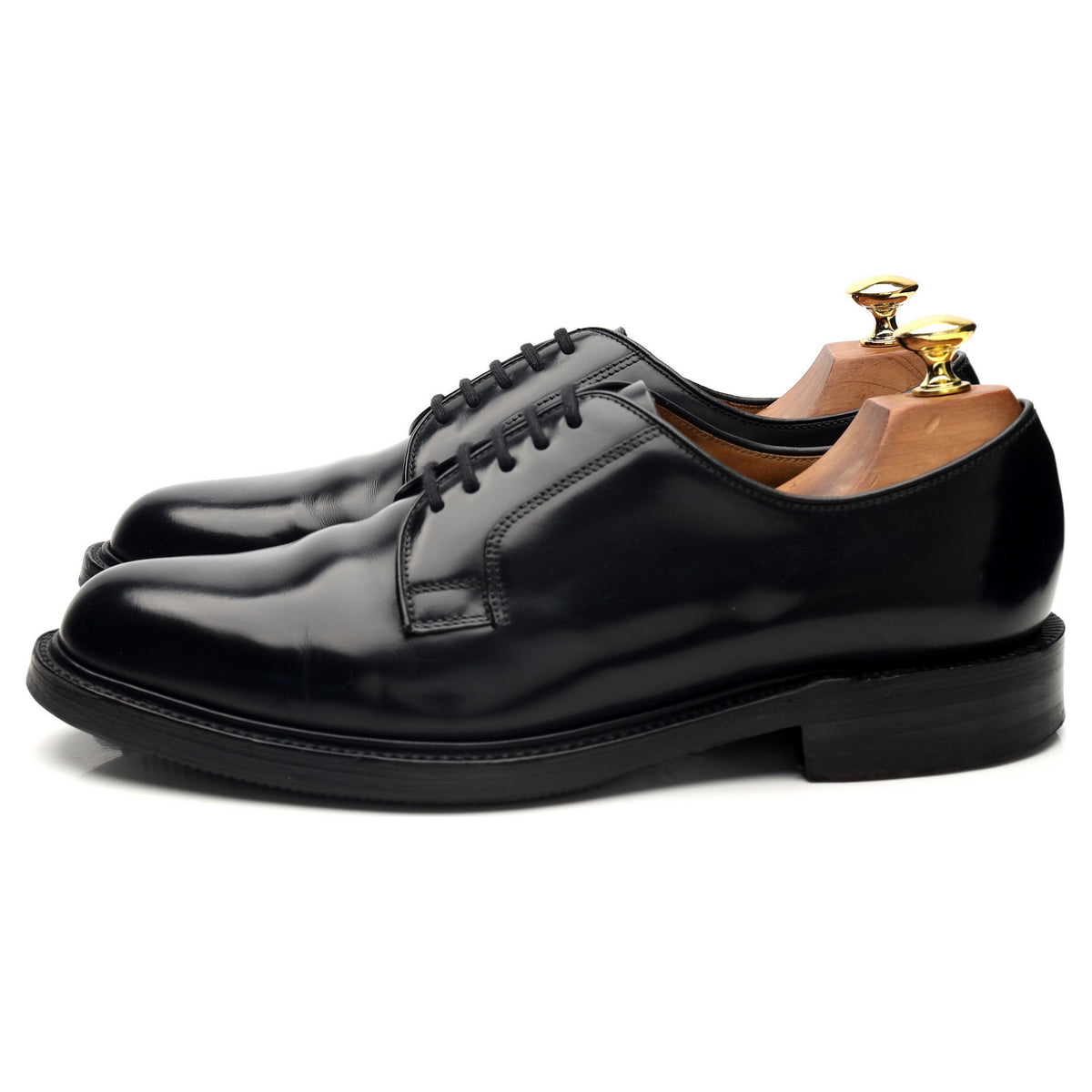 &#39;771&#39; Black Leather Derby UK 8.5 EX