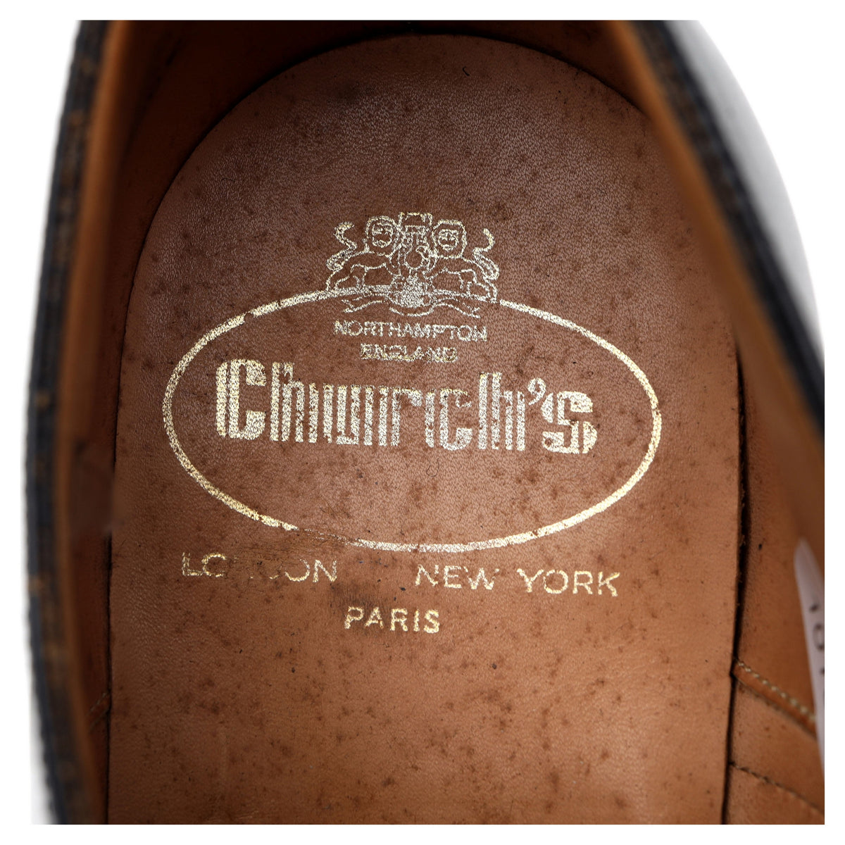 &#39;Hailwood&#39; Black Leather Oxford Brogues UK 7.5 F
