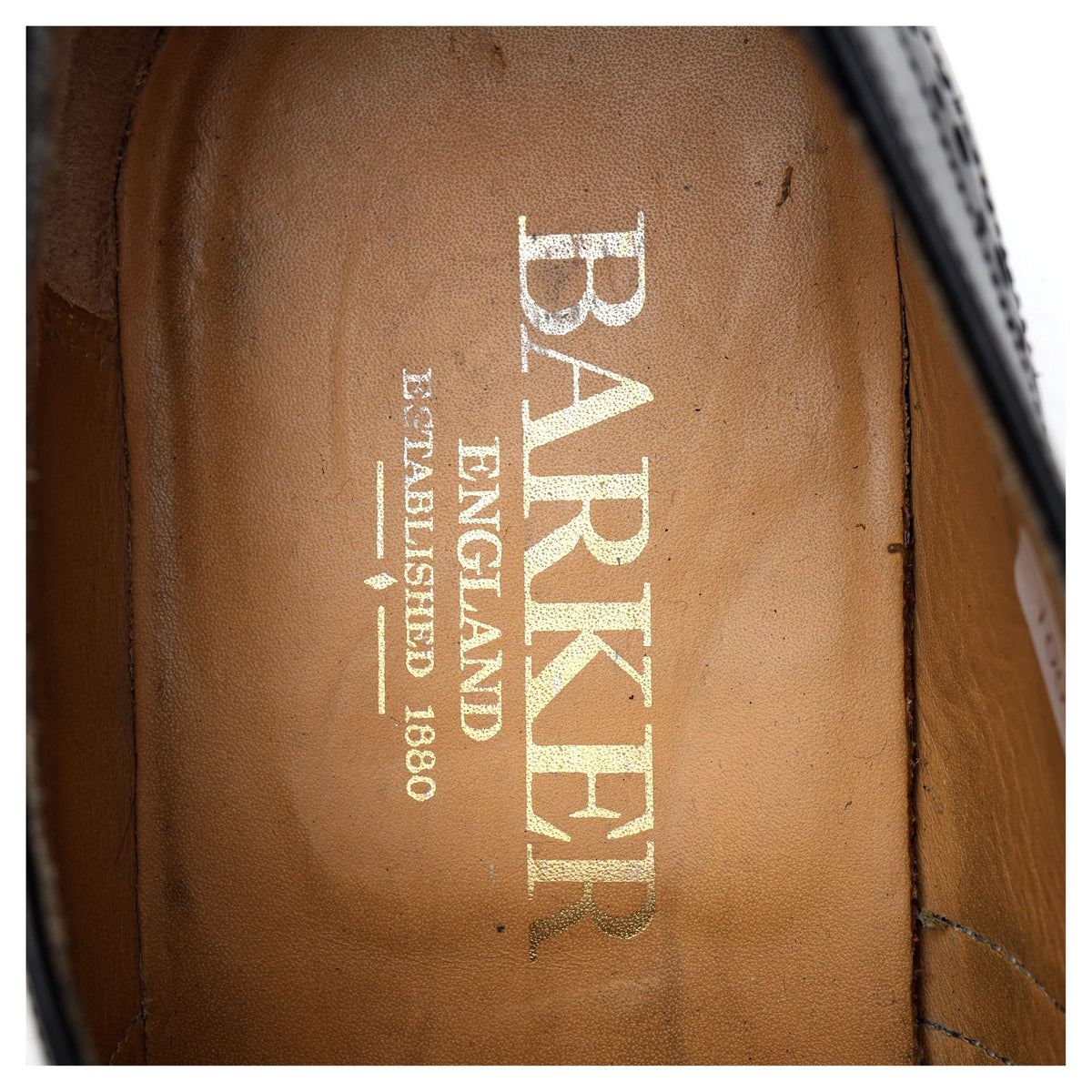 &#39;Albert&#39; Black Leather Oxford Brogues UK 9 G
