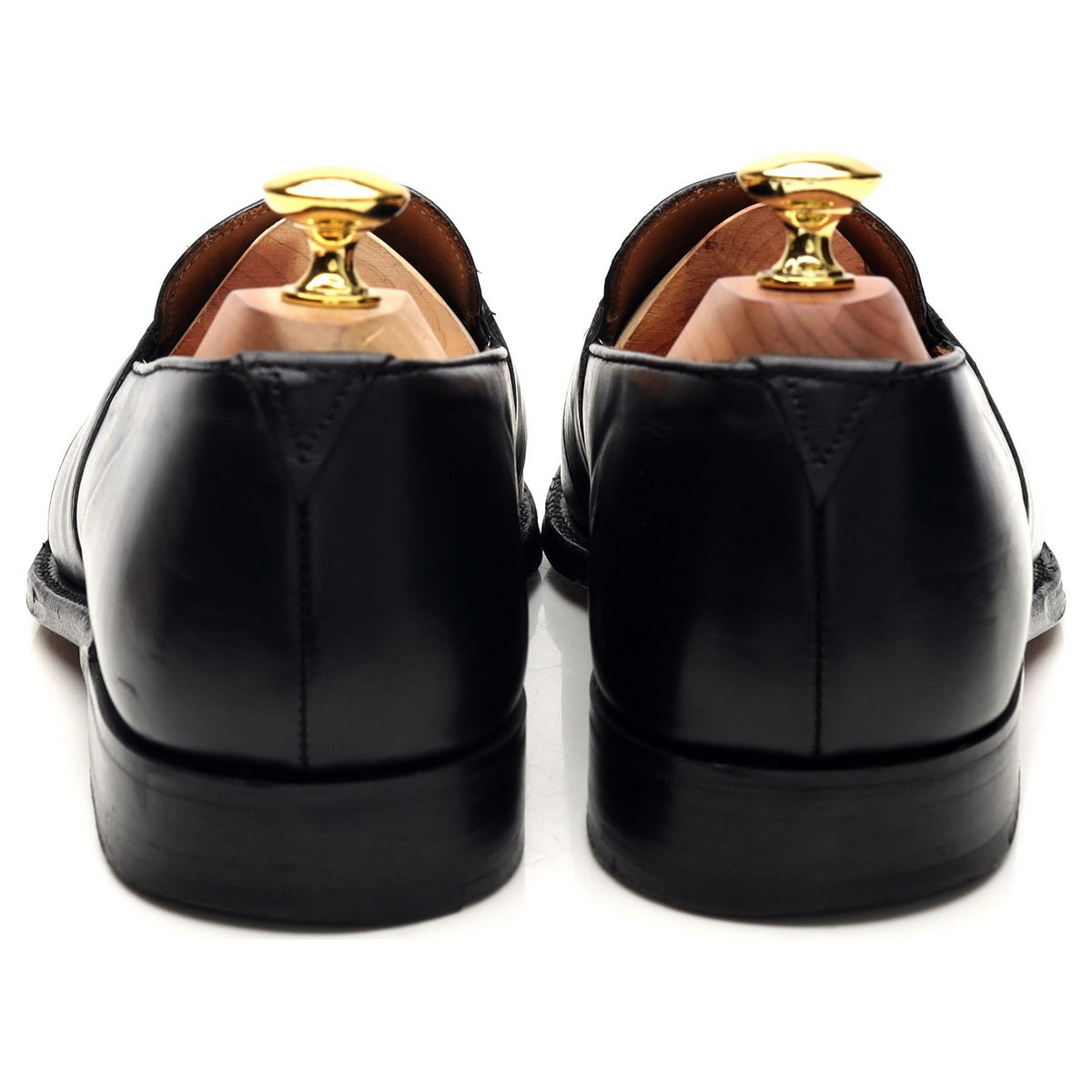 &#39;Gracechurch&#39; Black Leather Loafers UK 7 F