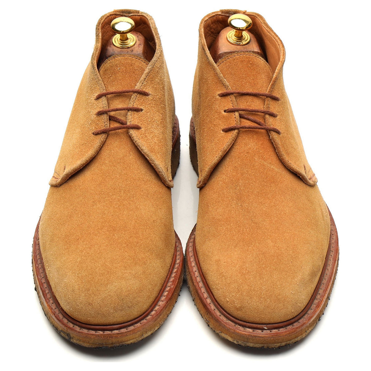 &#39;Alfred&#39; Sand Brown Suede Chukka Boots UK 8