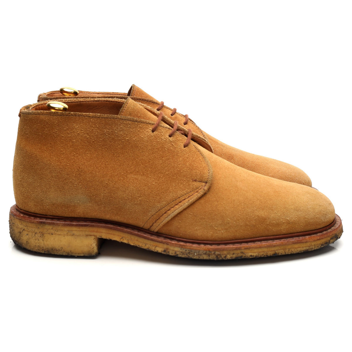 &#39;Alfred&#39; Sand Brown Suede Chukka Boots UK 8