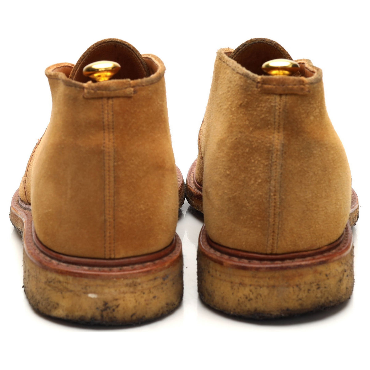 &#39;Alfred&#39; Sand Brown Suede Chukka Boots UK 8