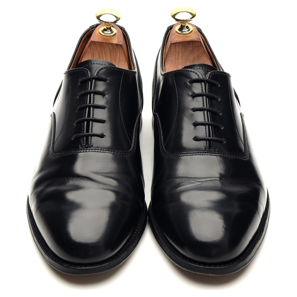 &#39;Ouse&#39; Black Leather Oxford UK 8 FX