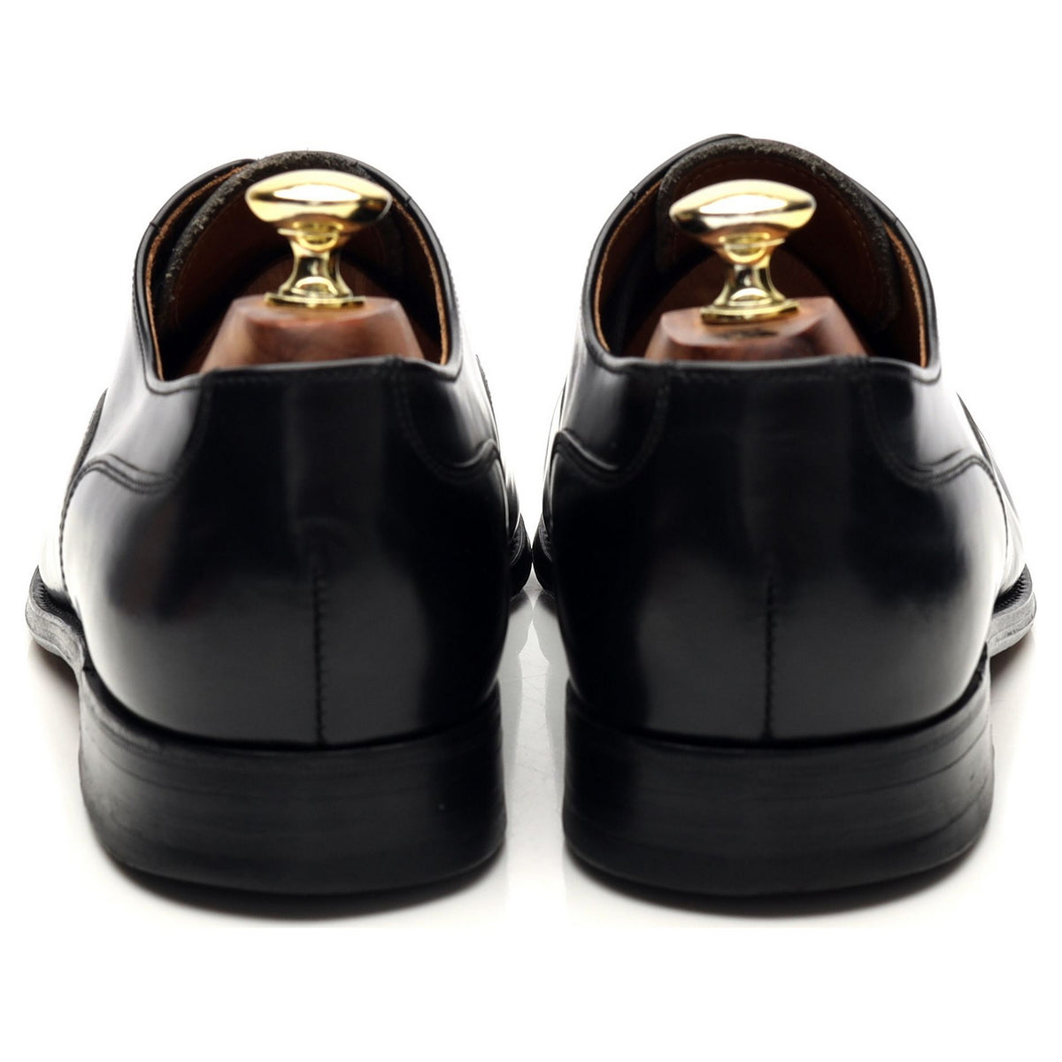 &#39;Ouse&#39; Black Leather Oxford UK 8 FX