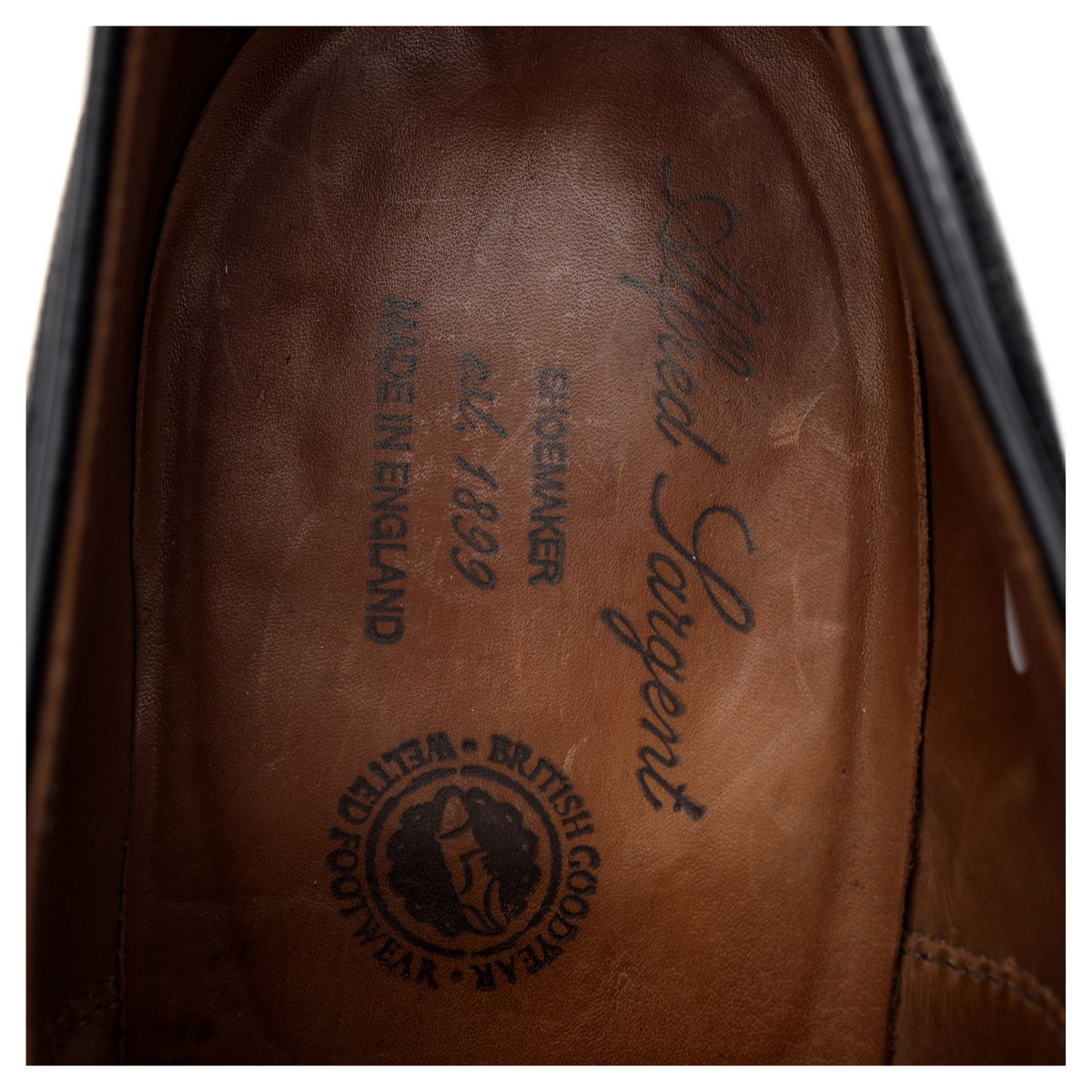&#39;Ouse&#39; Black Leather Oxford UK 8 FX