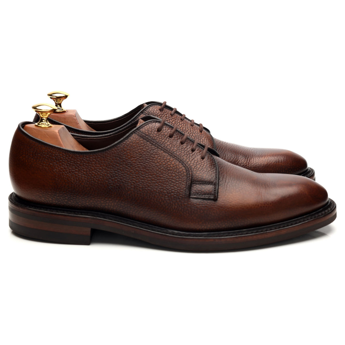 1880 Legacy &#39;Troon&#39; Brown Leather Derby UK 8.5 F