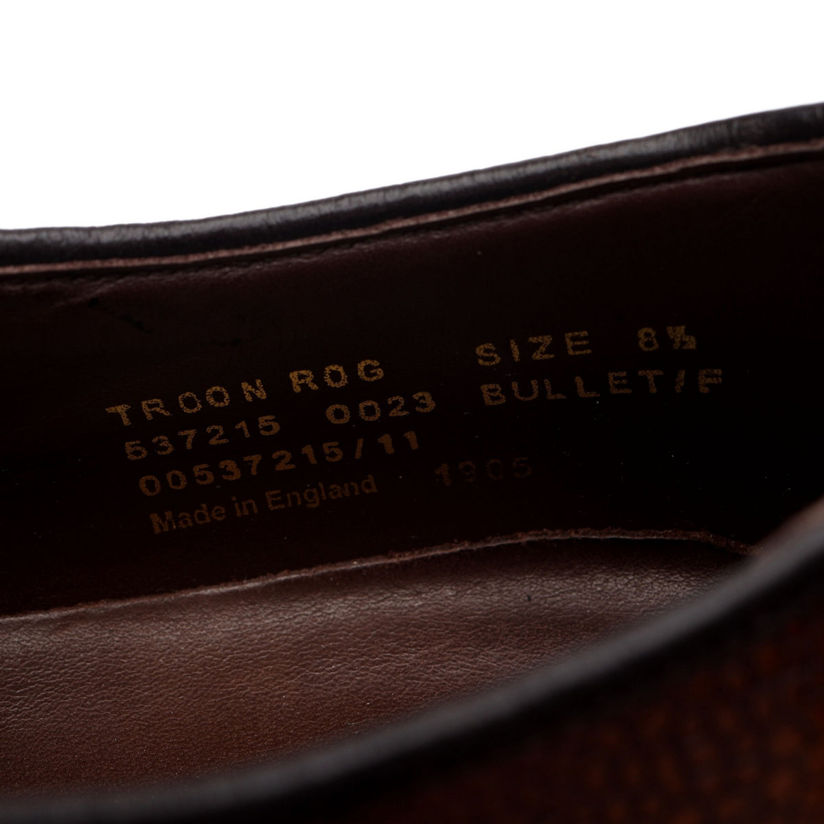 1880 Legacy &#39;Troon&#39; Brown Leather Derby UK 8.5 F