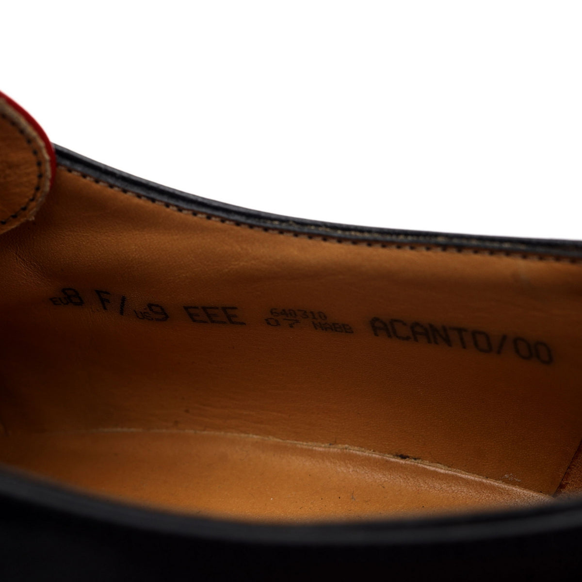 Scribe Black Leather Monk Strap UK 8 F