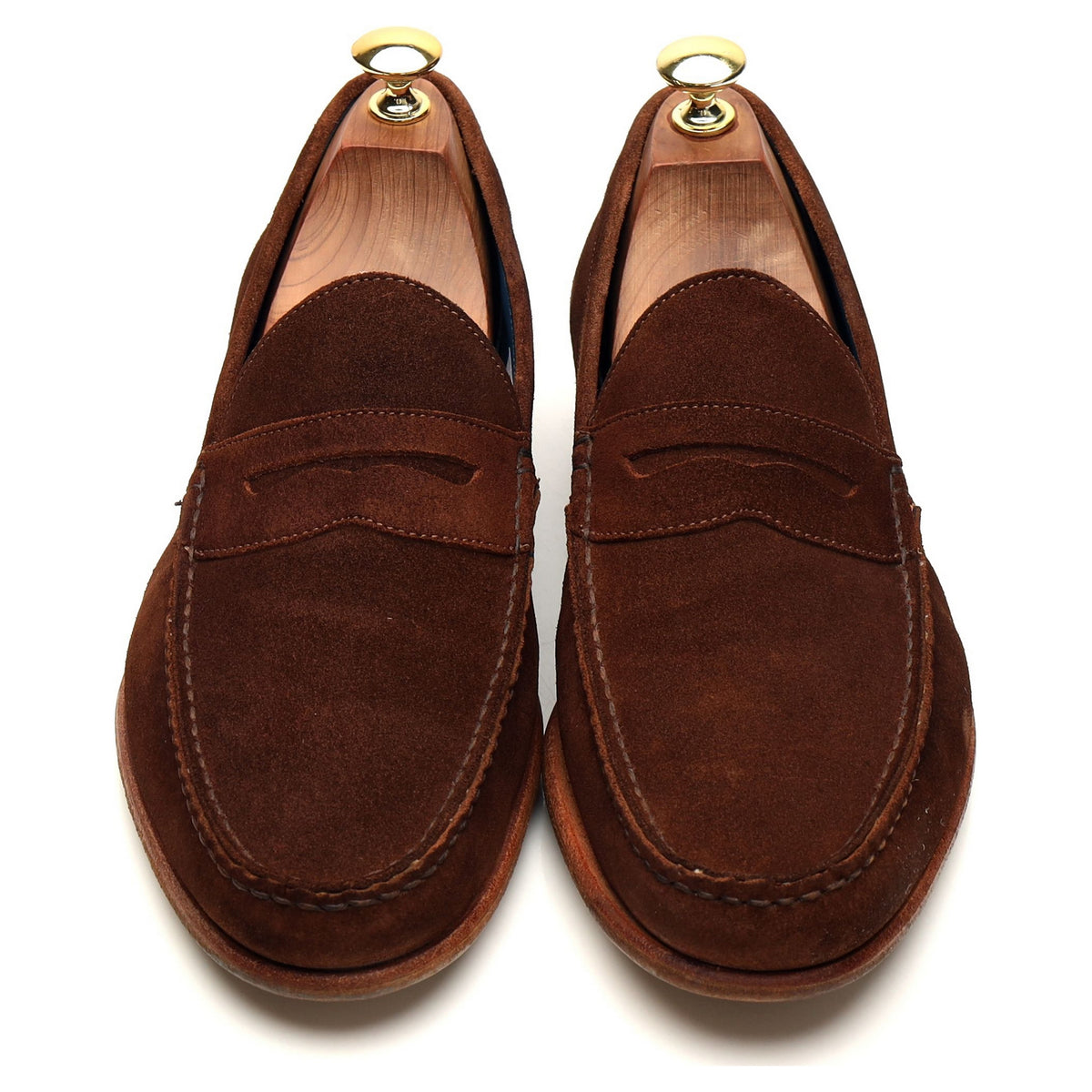&#39;Jack&#39; Snuff Brown Suede Loafers UK 8 F