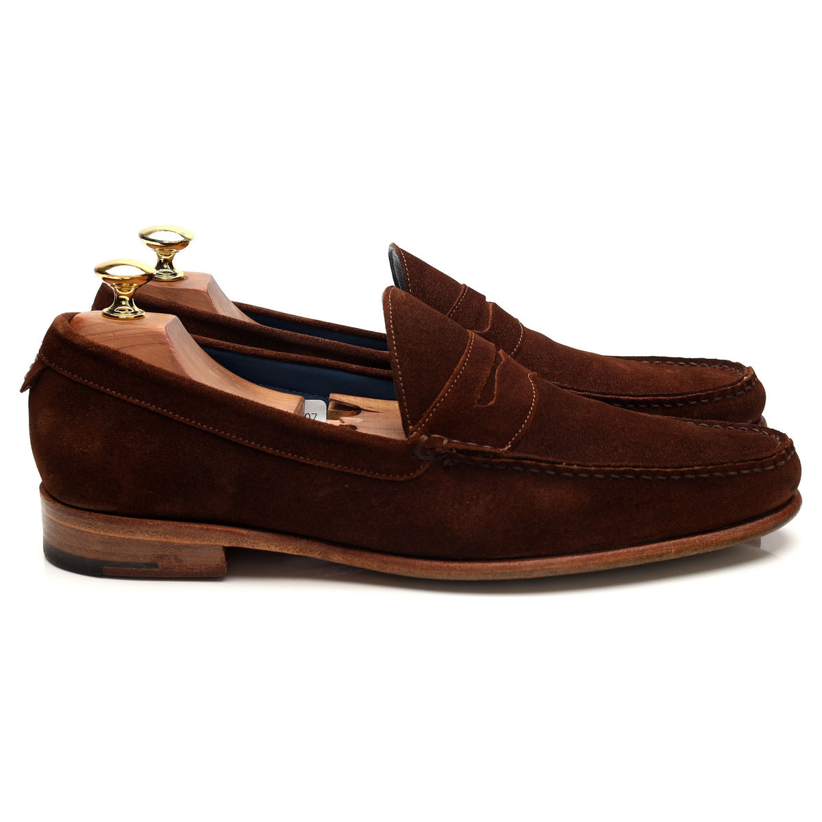 &#39;Jack&#39; Snuff Brown Suede Loafers UK 8 F