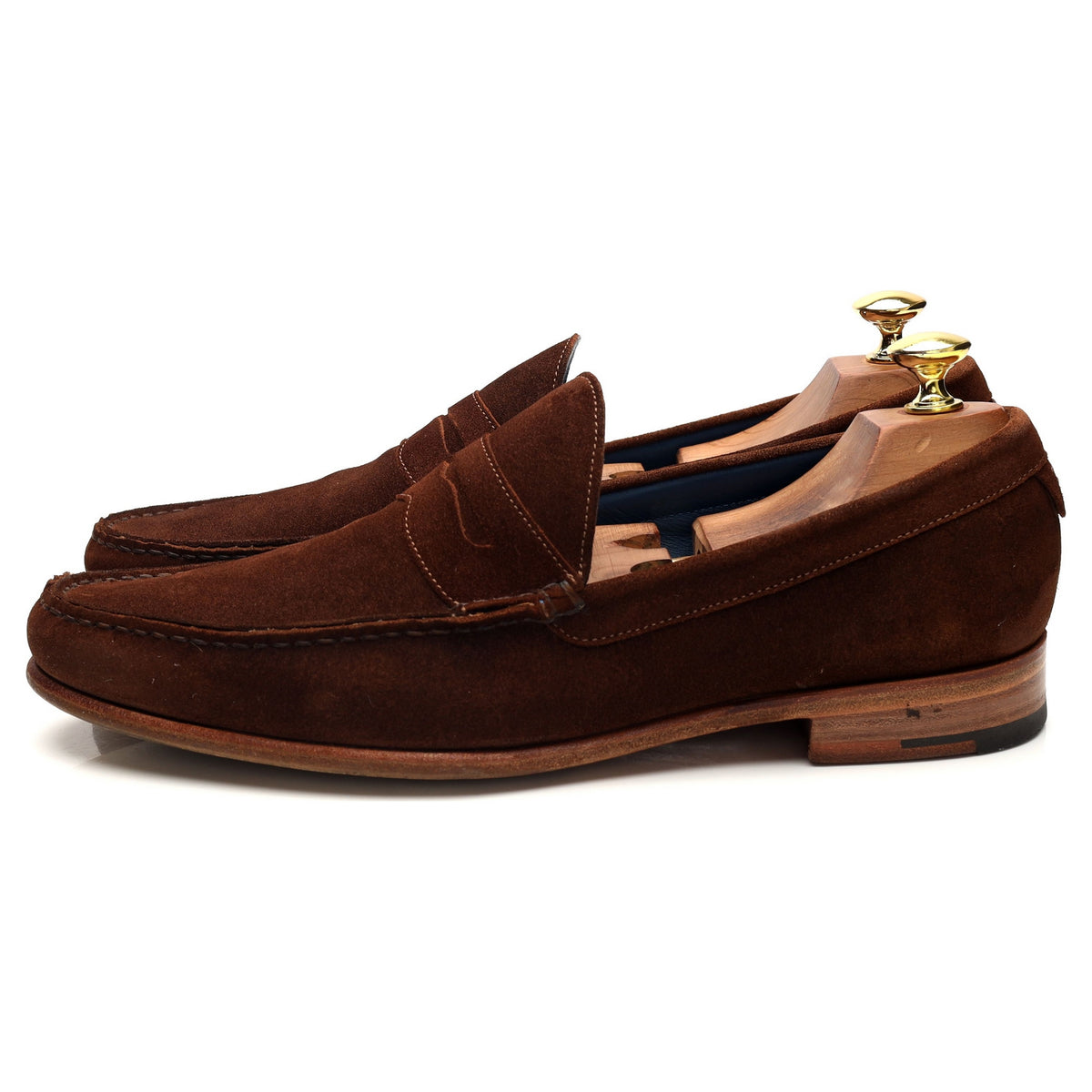 &#39;Jack&#39; Snuff Brown Suede Loafers UK 8 F