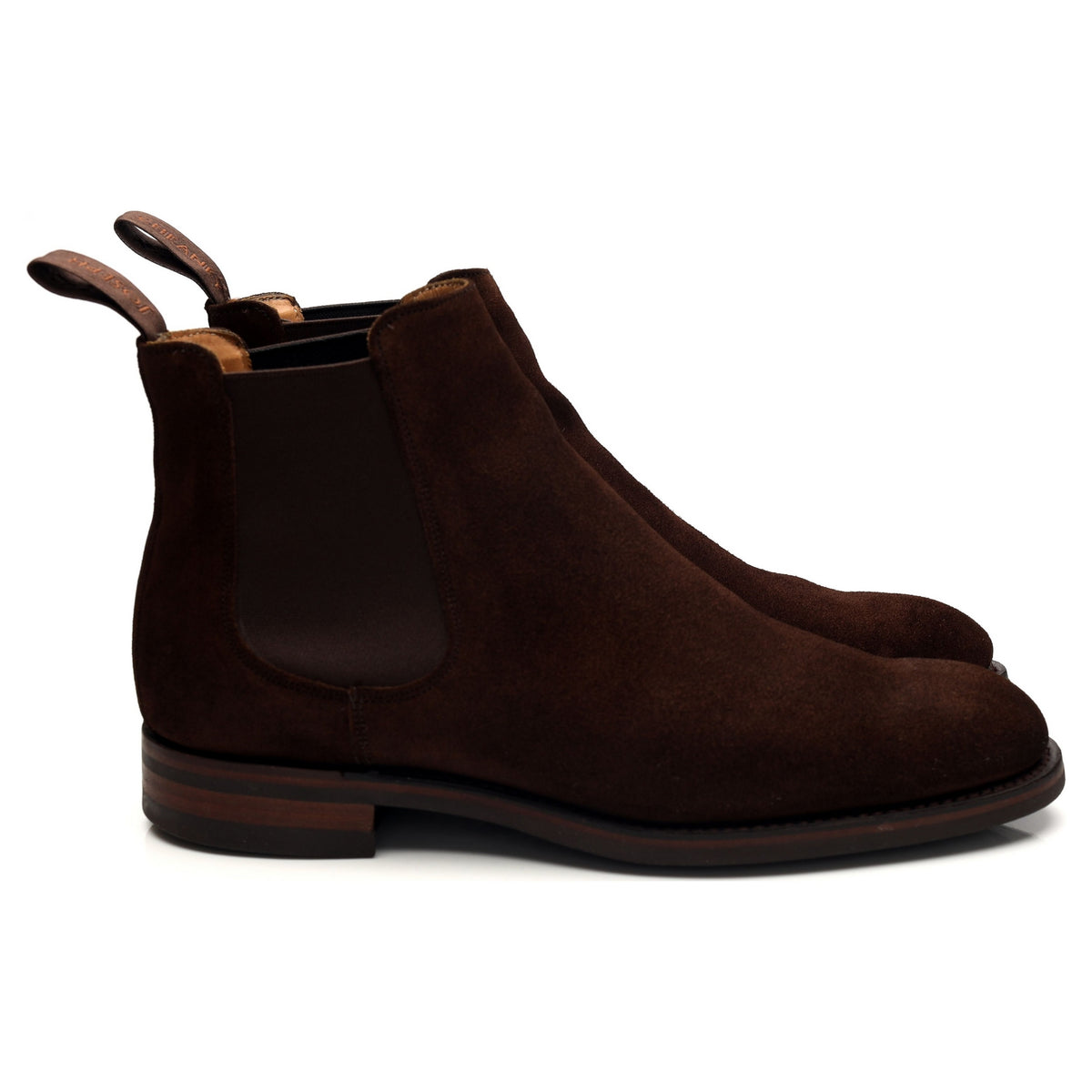 &#39;Godfrey&#39; Brown Suede Chelsea Boots UK 7 F