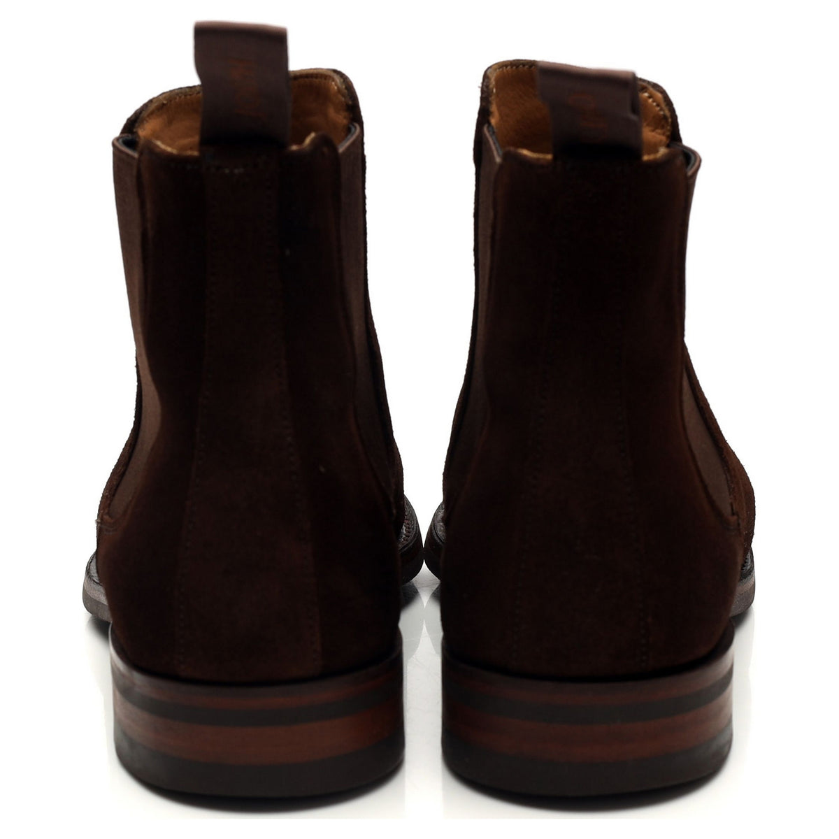 &#39;Godfrey&#39; Brown Suede Chelsea Boots UK 7 F