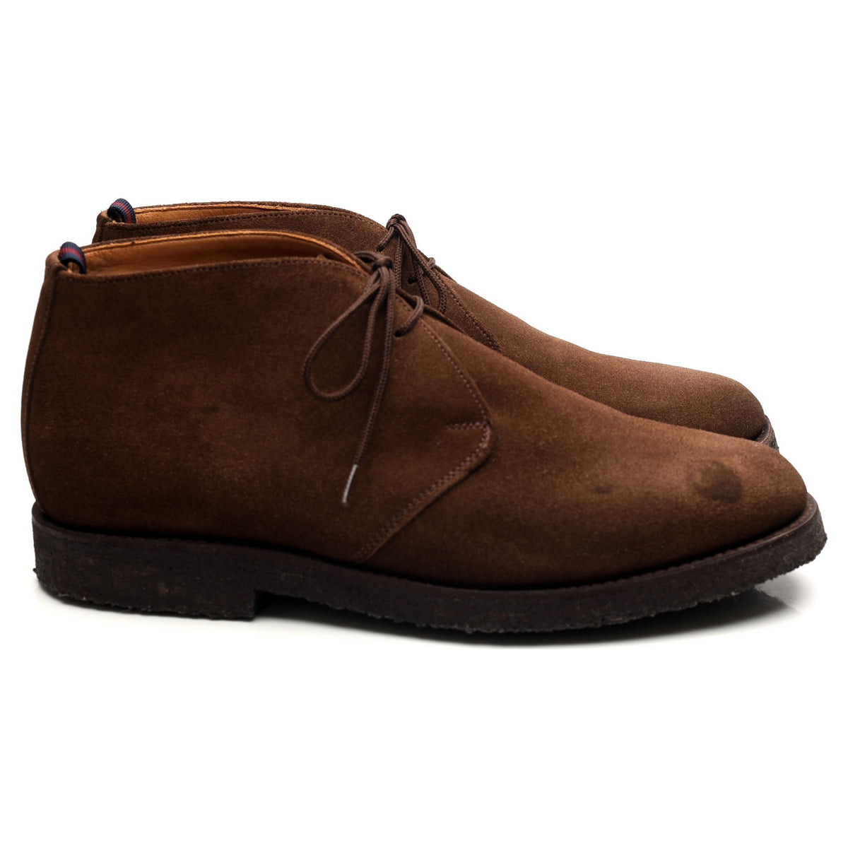 &#39;Finley&#39; Brown Suede Chukka Boots UK 8 F