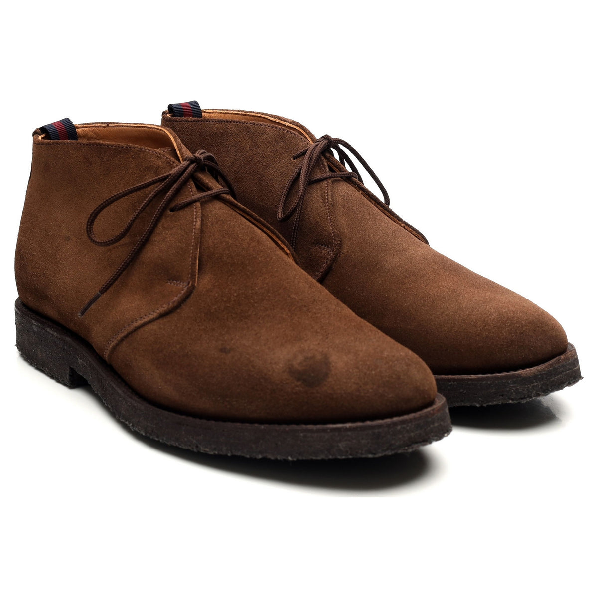 &#39;Finley&#39; Brown Suede Chukka Boots UK 8 F