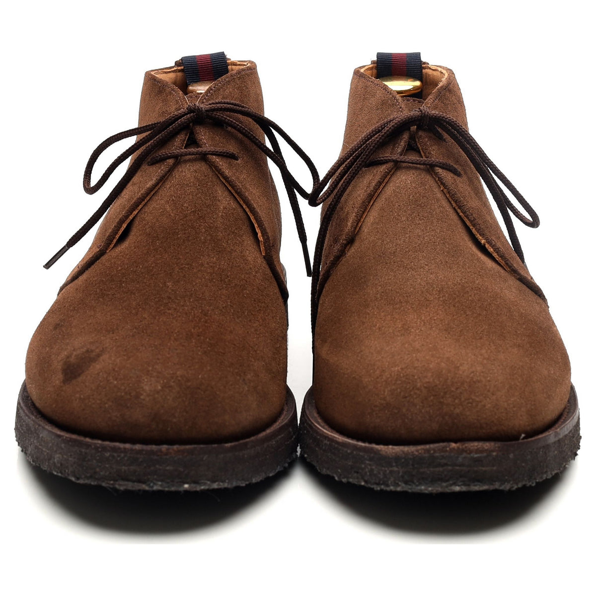 &#39;Finley&#39; Brown Suede Chukka Boots UK 8 F