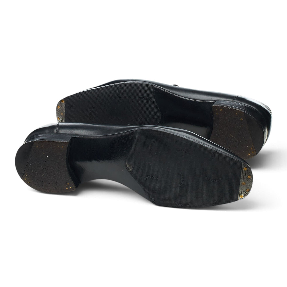 'Monaco' Black Leather Loafers UK 9 E