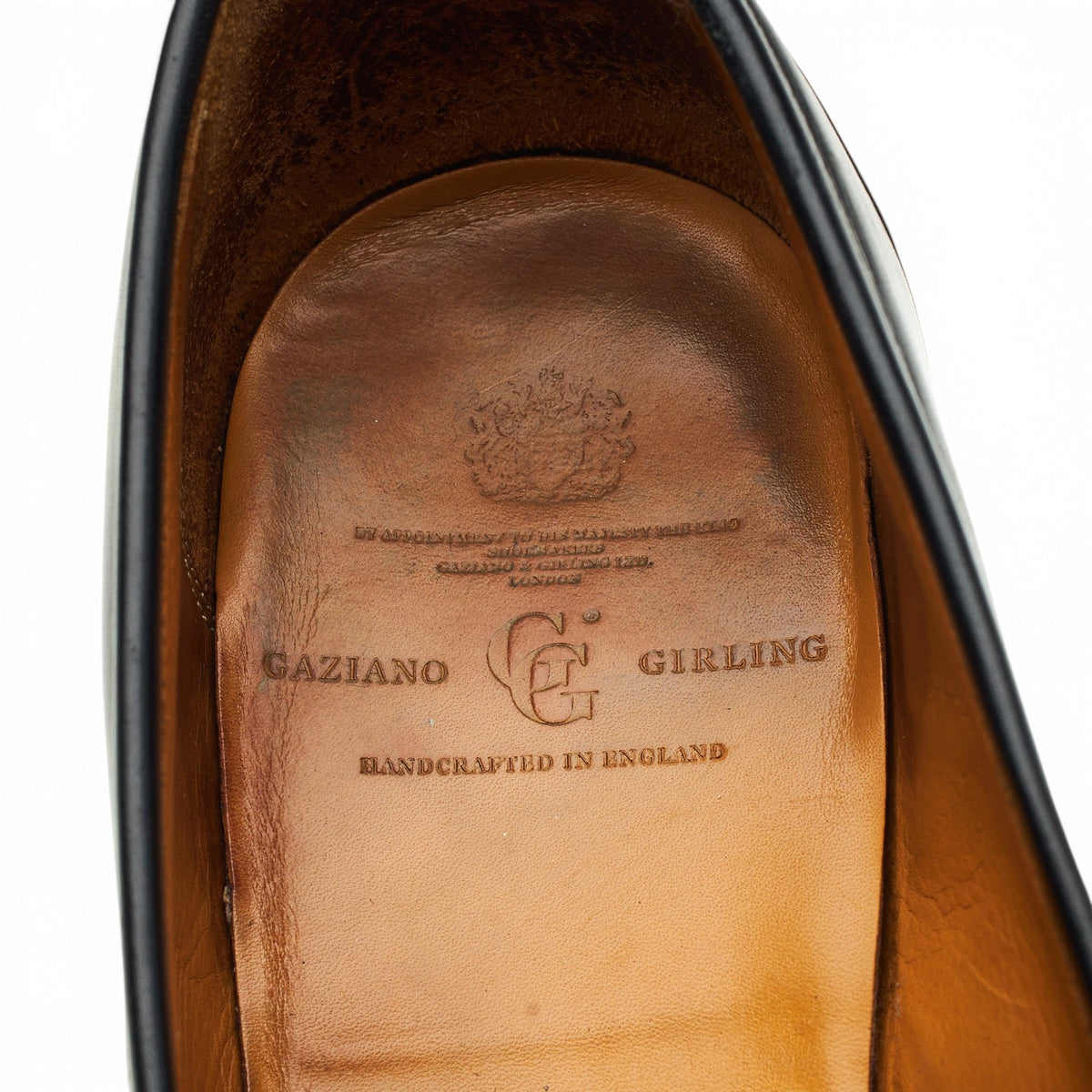 'Monaco' Black Leather Loafers UK 9 E