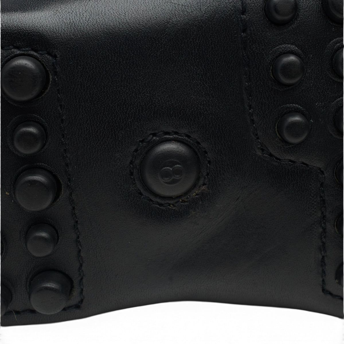 Black Leather Driving Loafers UK 8