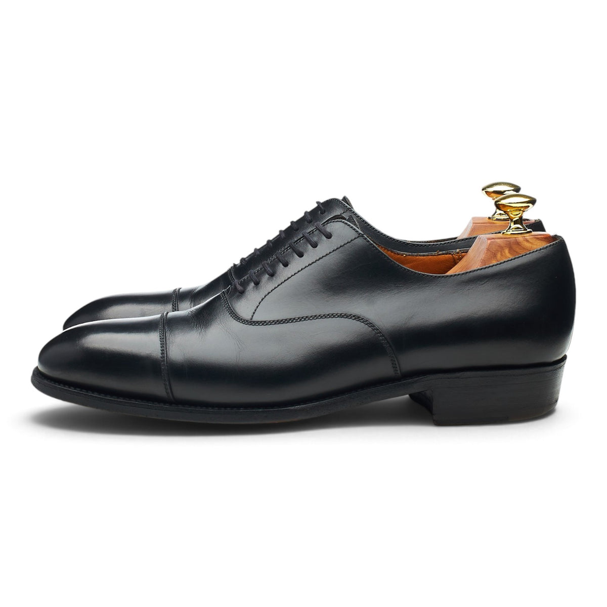 '415' Black Leather Oxford 7 D UK 7.5
