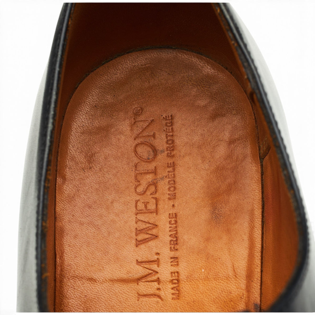 '415' Black Leather Oxford 7 D UK 7.5