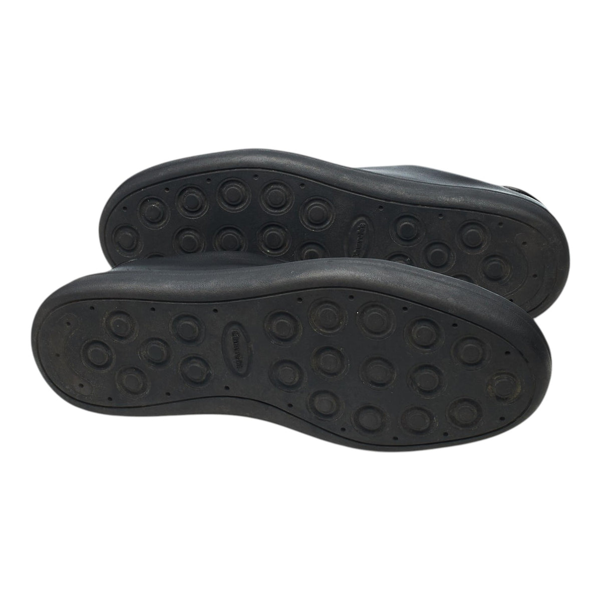 'Mirfield' Black Leather Sneakers UK 6.5