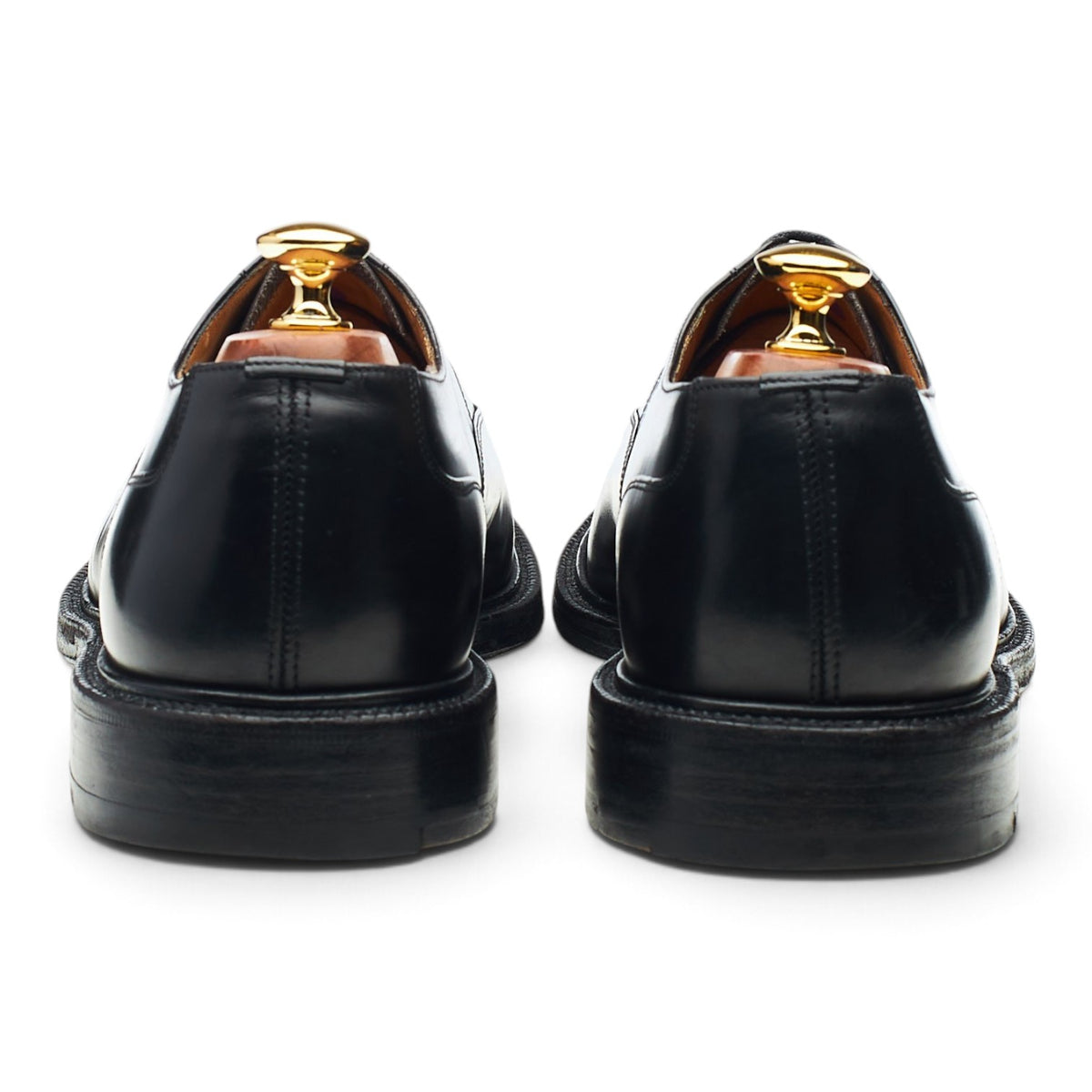 'Alain' Black Leather Oxford UK 10 F