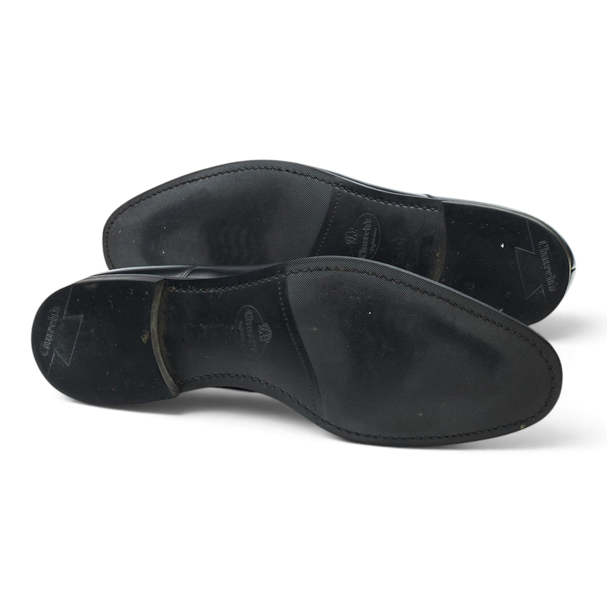 'Edgware' Black Leather Oxford UK 11 F