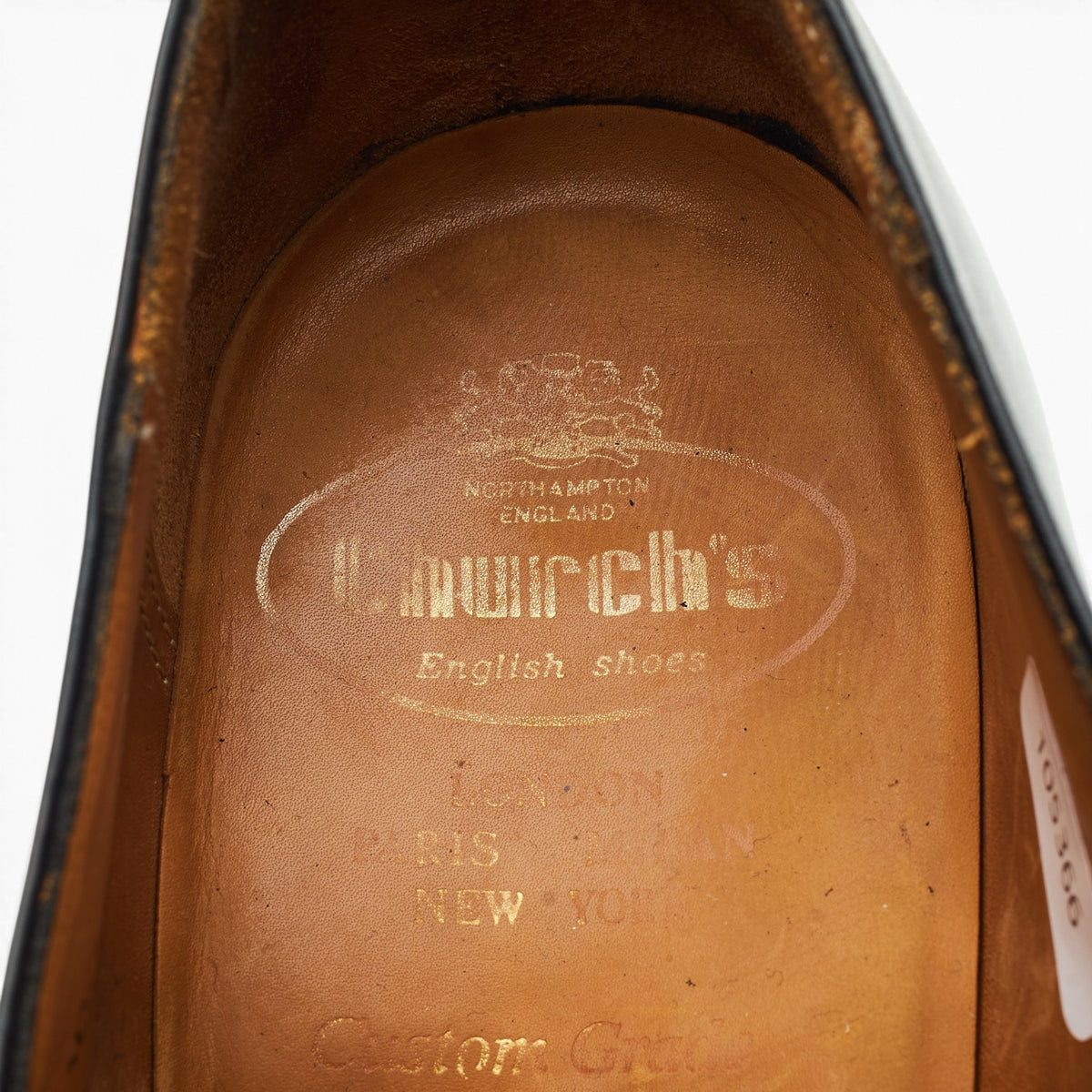 'Becket' Black Leather Monk Strap UK 6.5 F