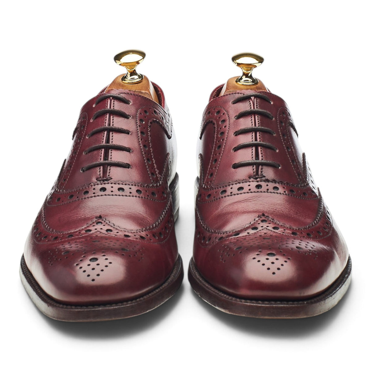 Design 'Fearnley' Burgundy Leather Oxford Brogues UK 6.5 F