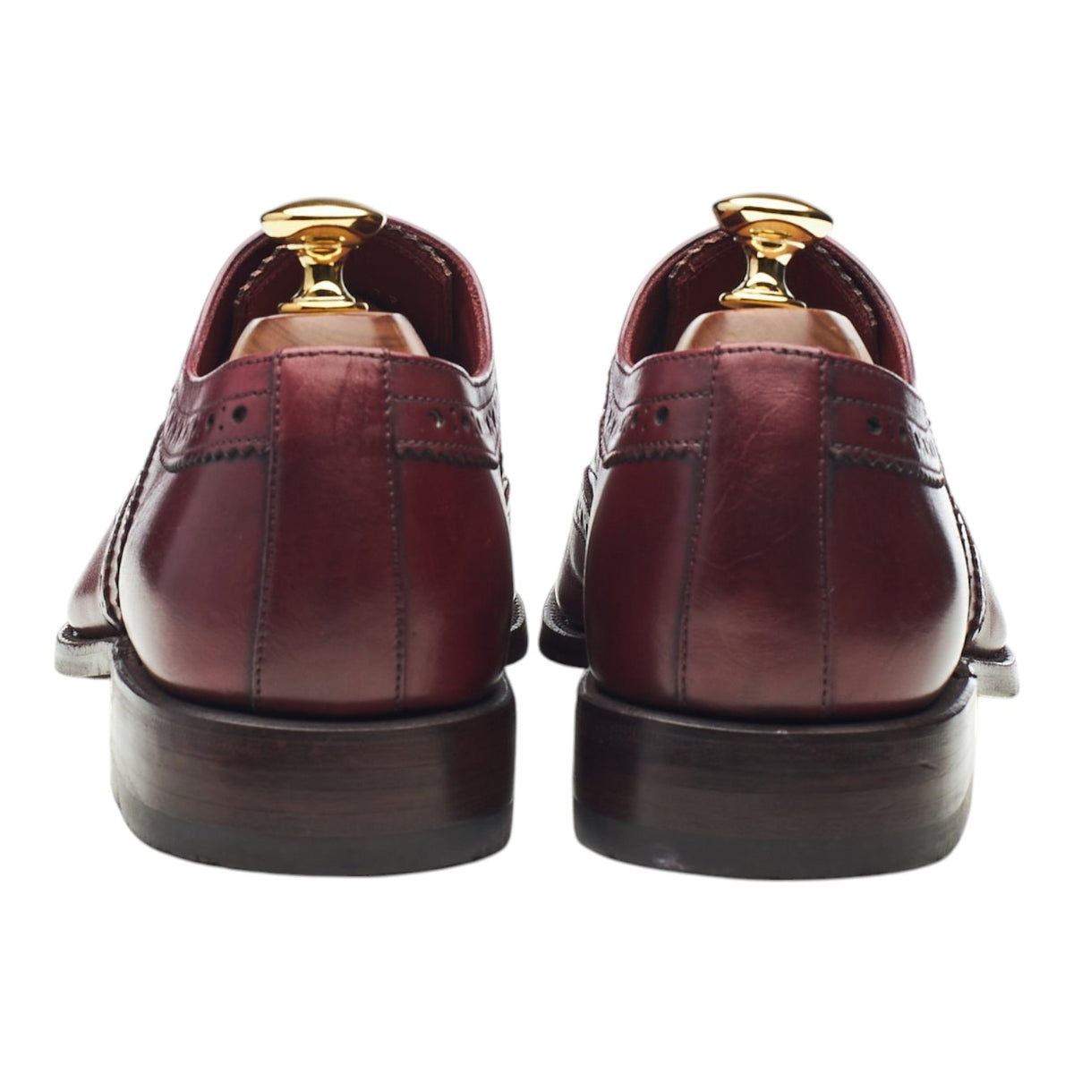 Design 'Fearnley' Burgundy Leather Oxford Brogues UK 6.5 F