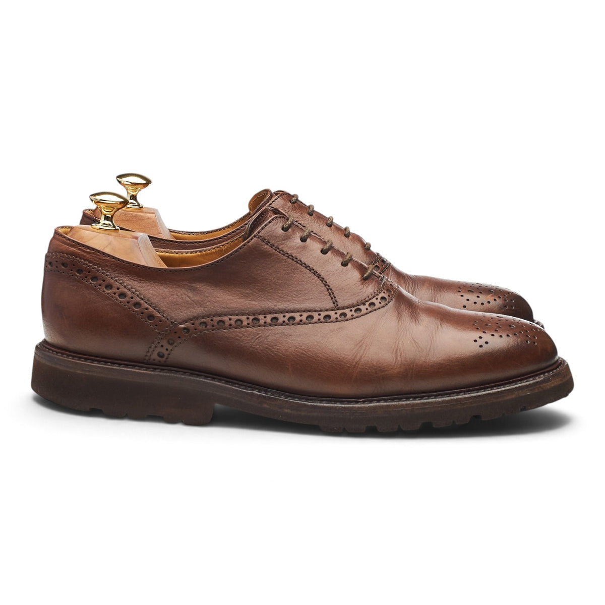 Brown Leather Oxford Brogues UK 10 EU 44