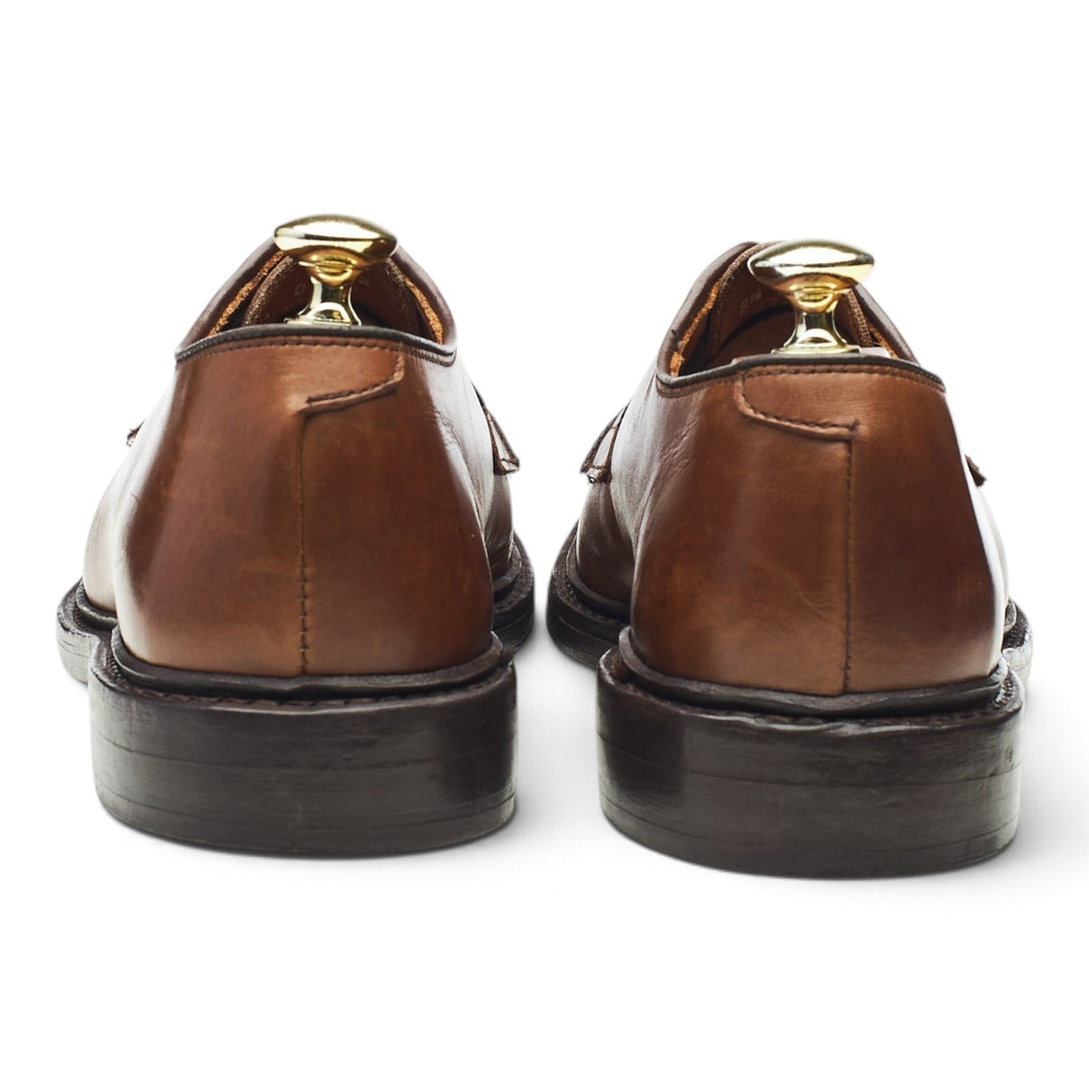'Leeds' Tan Brown Leather Derby UK 7.5 US 8.5 D