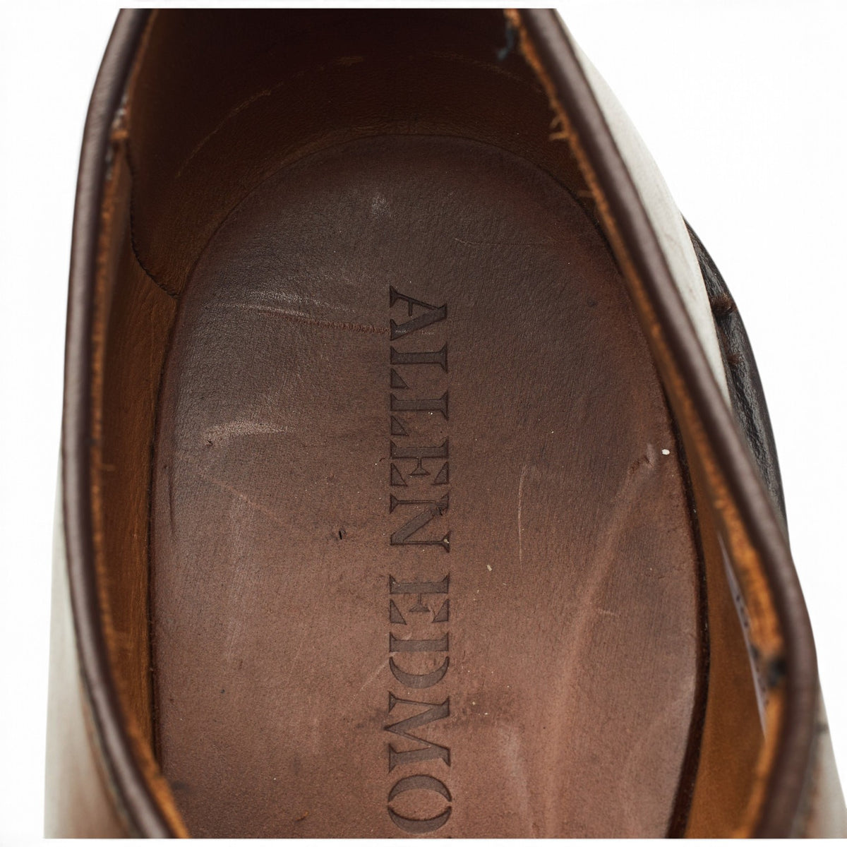 'Leeds' Tan Brown Leather Derby UK 7.5 US 8.5 D