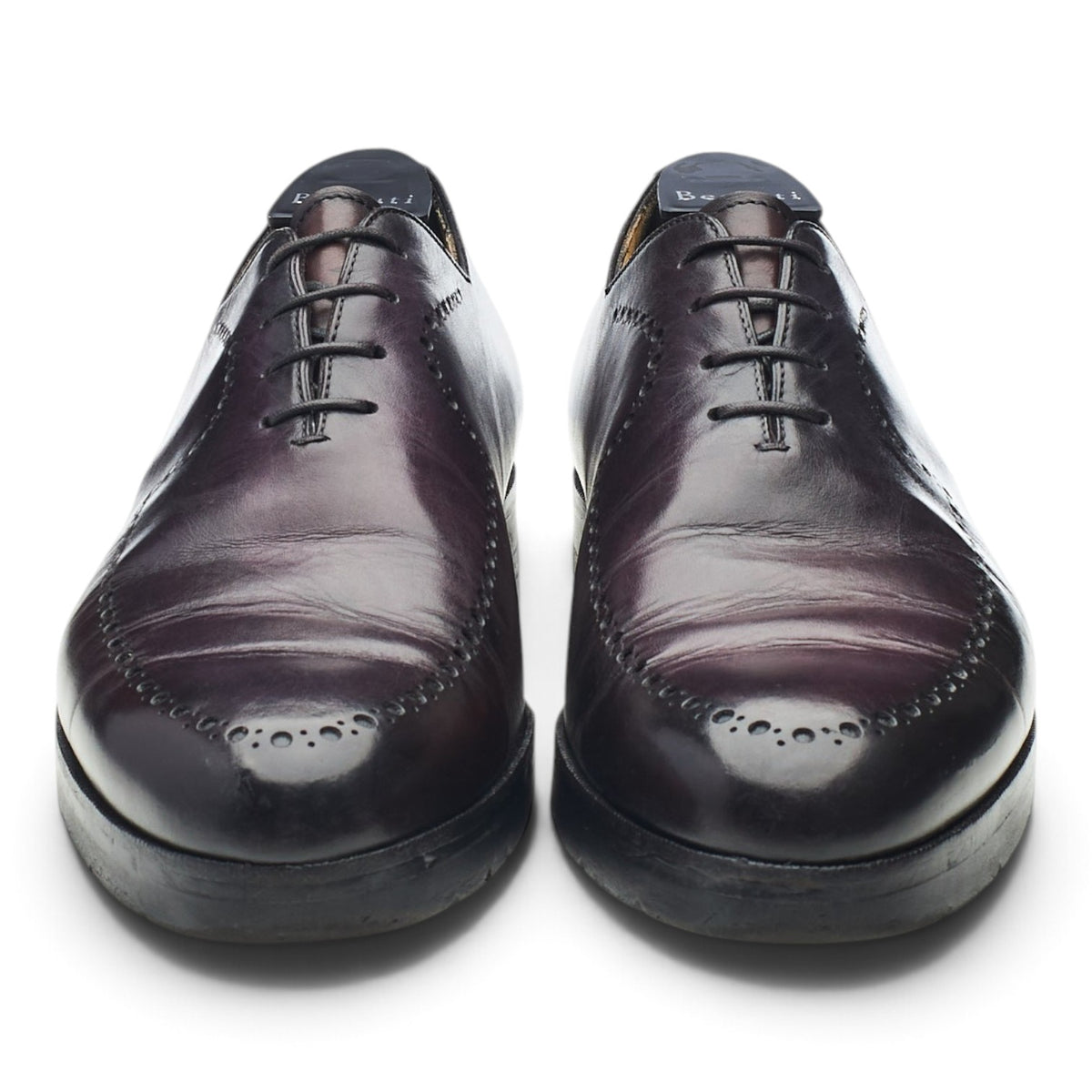'New Physio Neo Oxford' Purple Patina Leather Wholecut Oxford UK 10.5