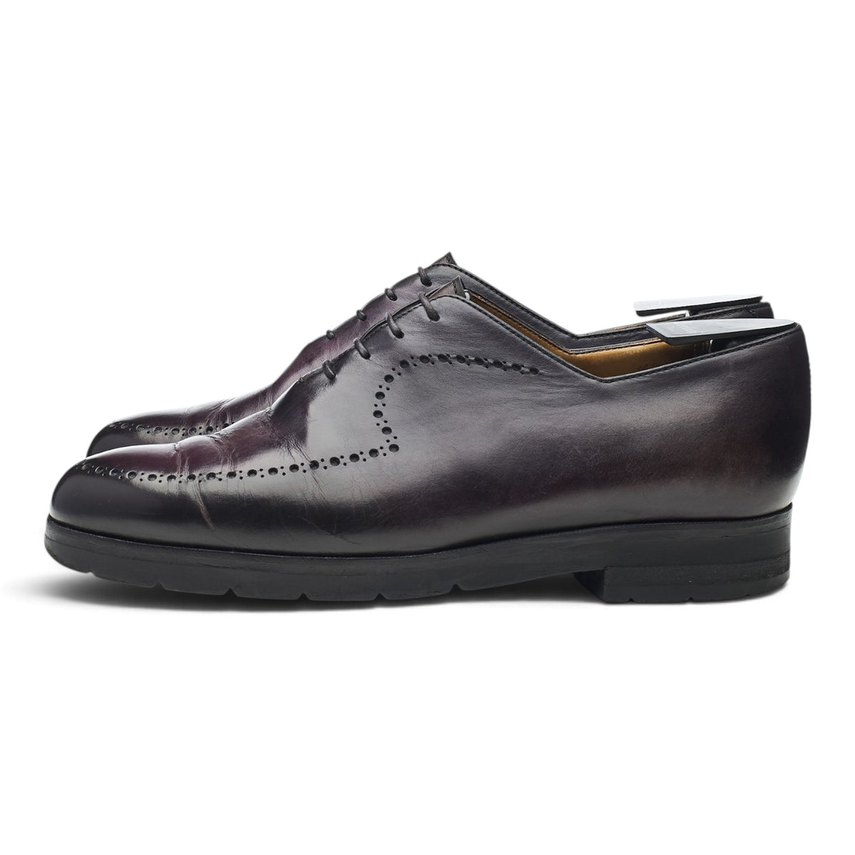 'New Physio Neo Oxford' Purple Patina Leather Wholecut Oxford UK 10.5